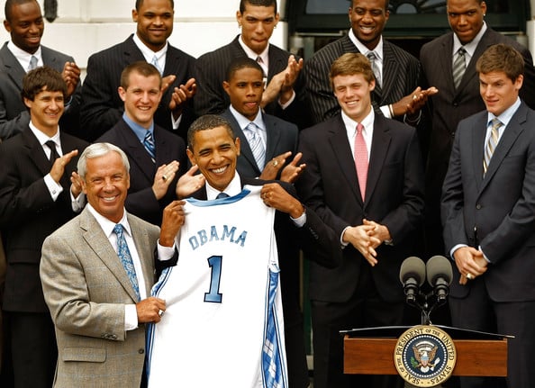 In 2009 President Obama picked UNC to win the championship