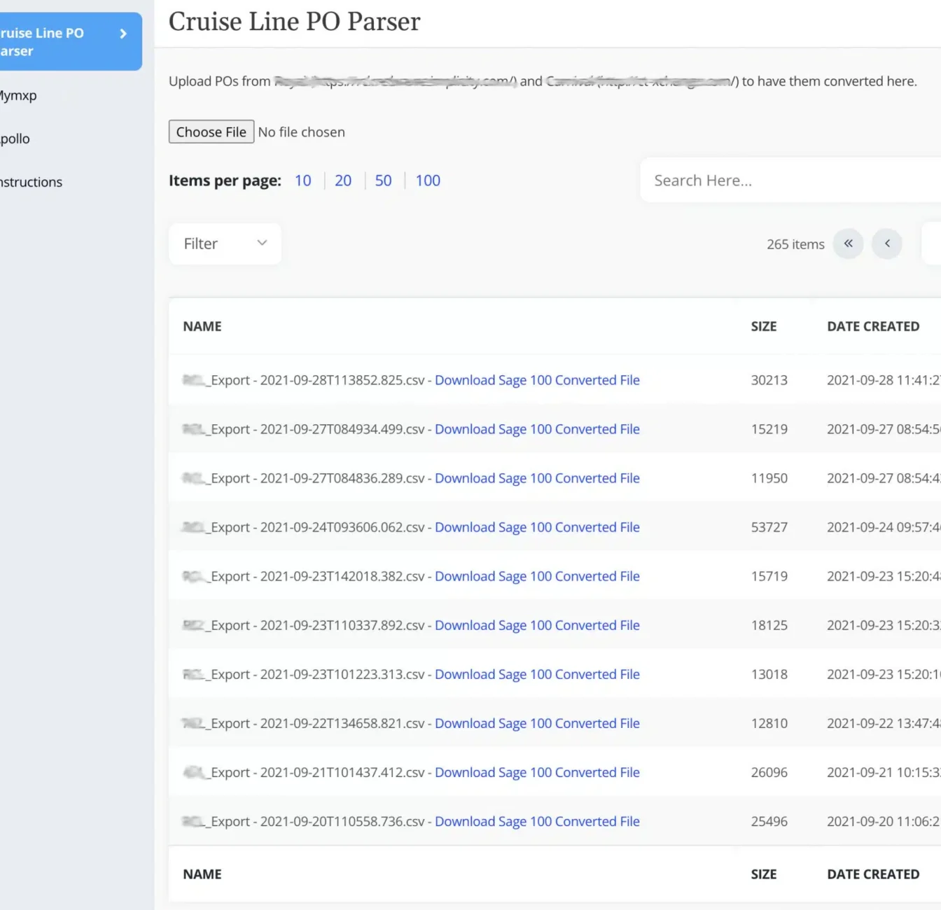supreme case study PO Parser