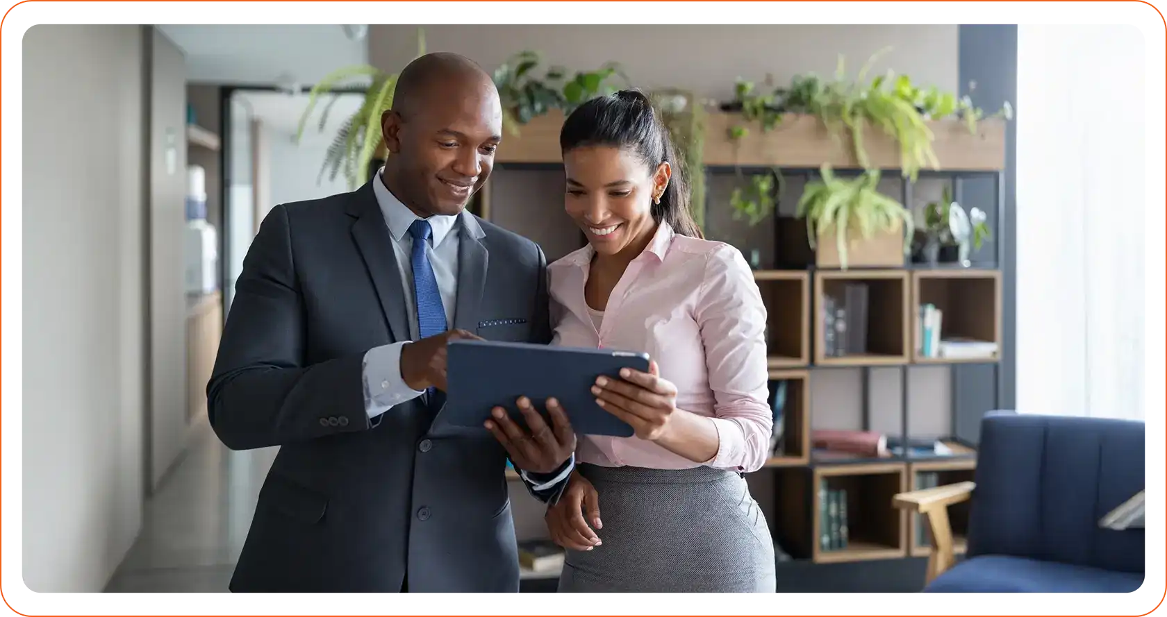 Two members watching tabs