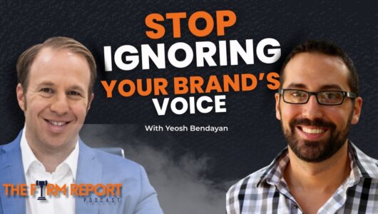 Featuring Yeosh Bendayan on The Firm Report Podcast