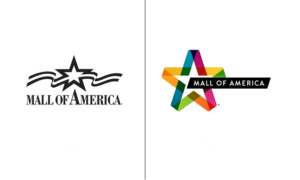 mall of america digital logo rebrand for social media