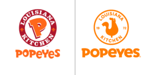 popeyes digital logo redesign
