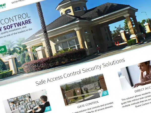Poster of safe house systems website
