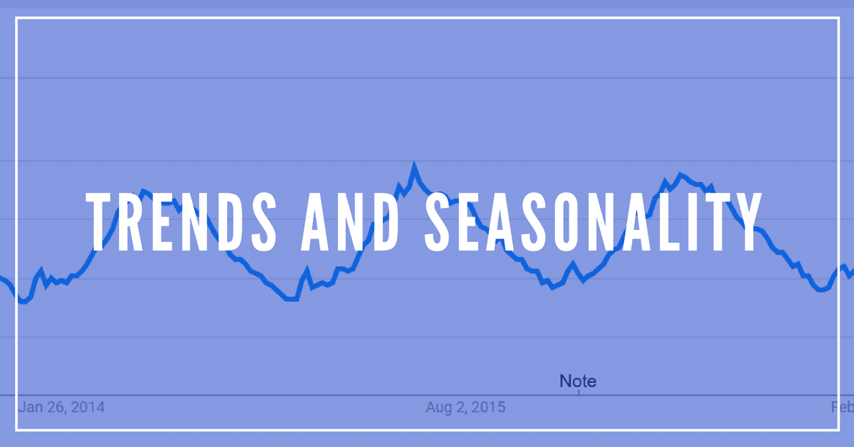 trends and seasonality